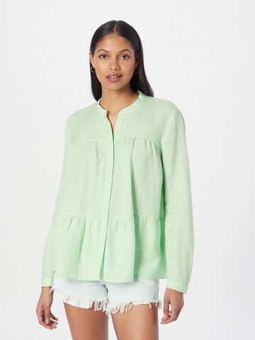 Camicia da donna di ESPRIT in verde: frontale