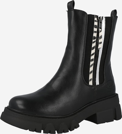 Dockers by Gerli Chelsea Boots en noir / blanc, Vue avec produit