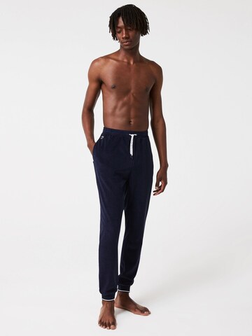 Regular Pantalon de pyjama LACOSTE en bleu