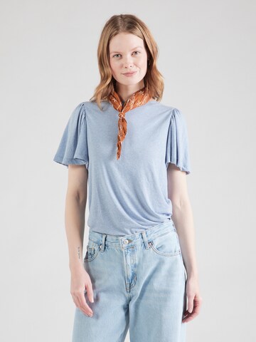Maglietta di Aware in blu: frontale