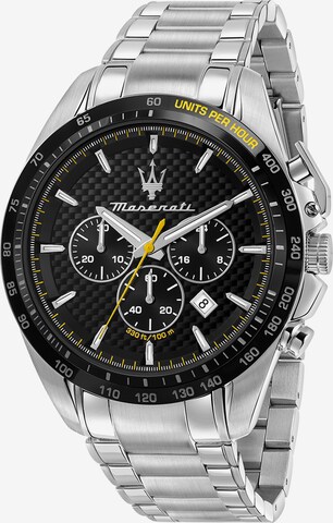 Maserati Analog Watch 'Traguardo' in Black: front