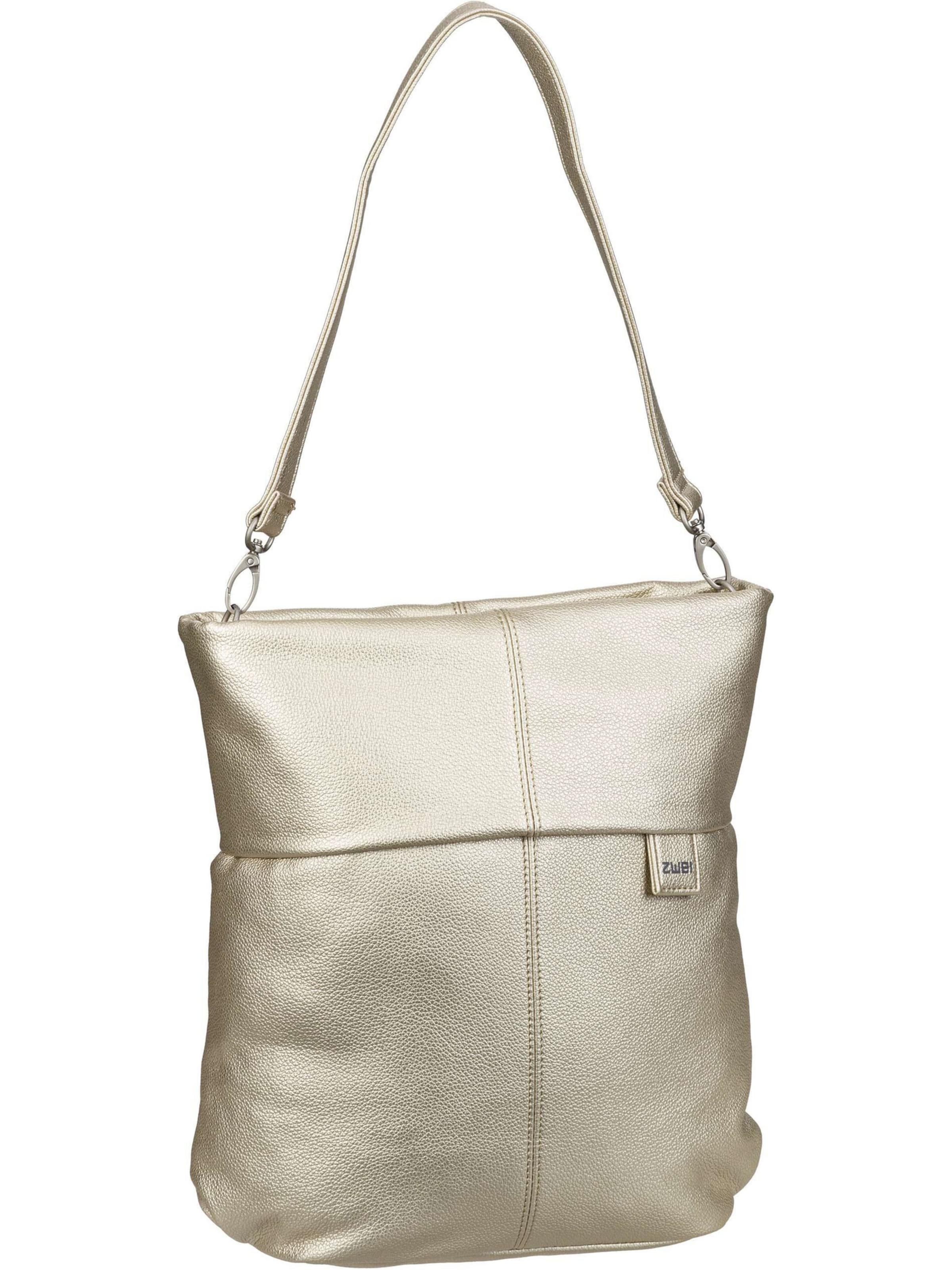 Sac bandoulière 'Mademoiselle' ZWEI en or : devant