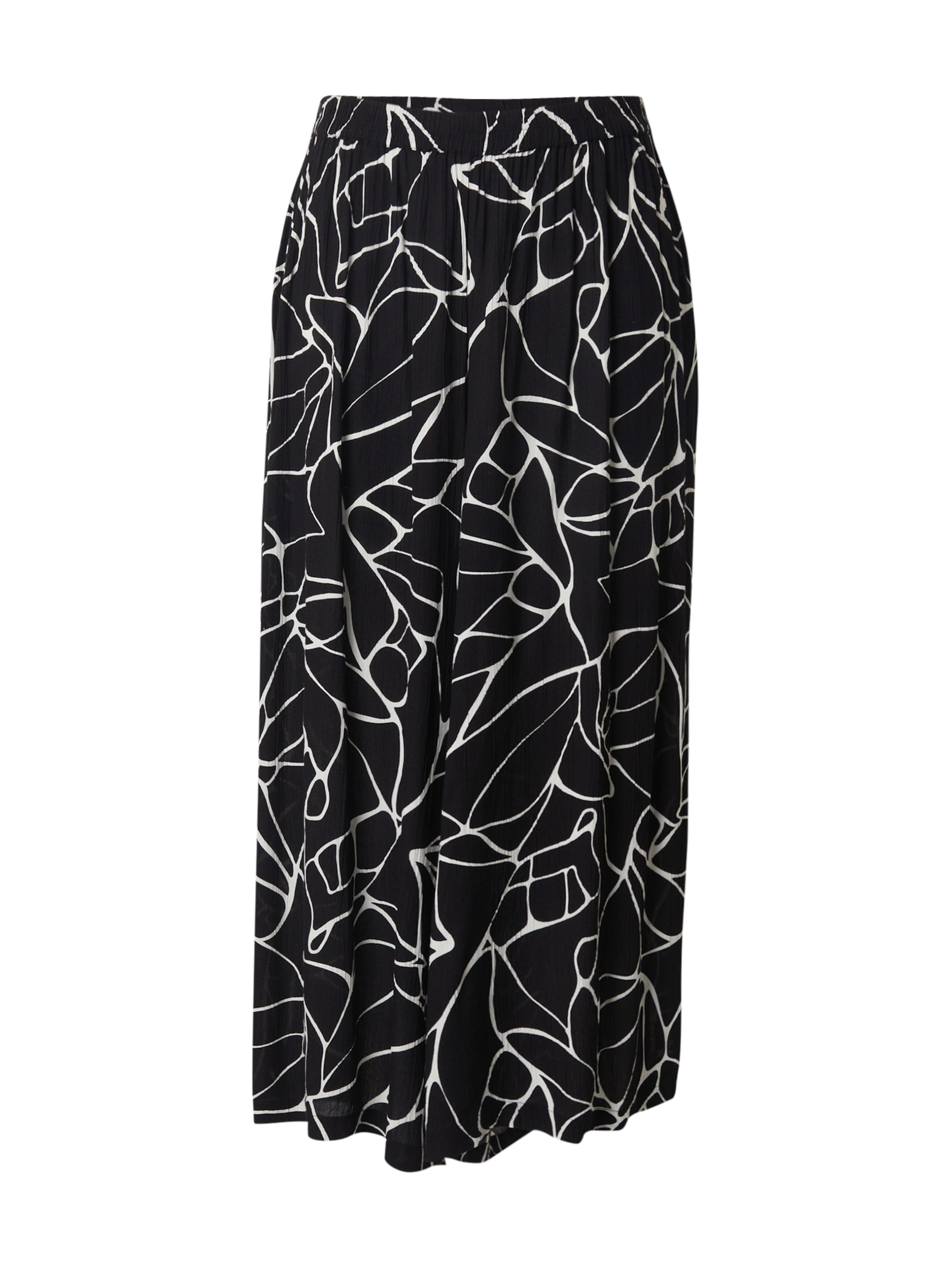 Wide Leg Pantalon 'CARELICIA' ONLY Carmakoma en noir : devant