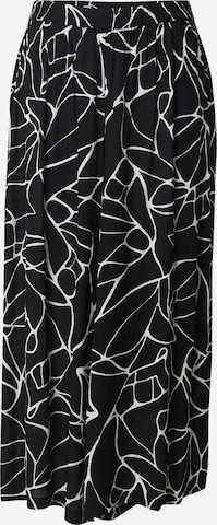 ONLY Carmakoma Wide Leg Housut 'CARELICIA' värissä musta: etupuoli