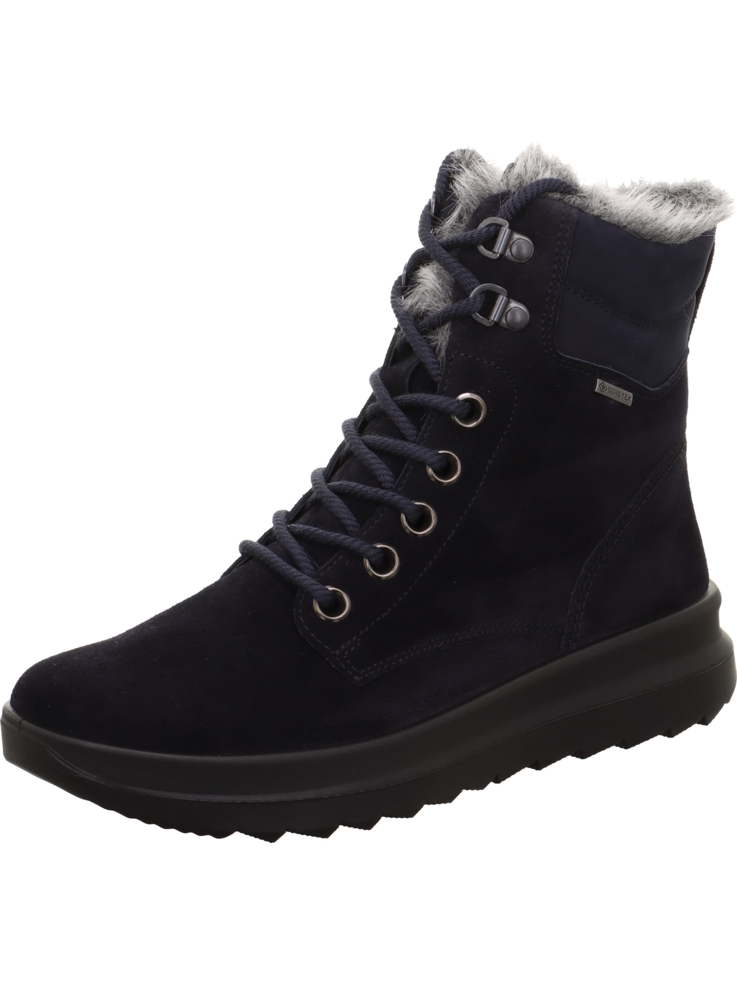 Legero Lace-Up Ankle Boots 'Dreamer' in Blue: front