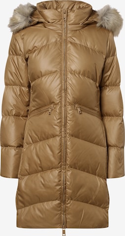 Calvin Klein Winter Coat in Brown: front