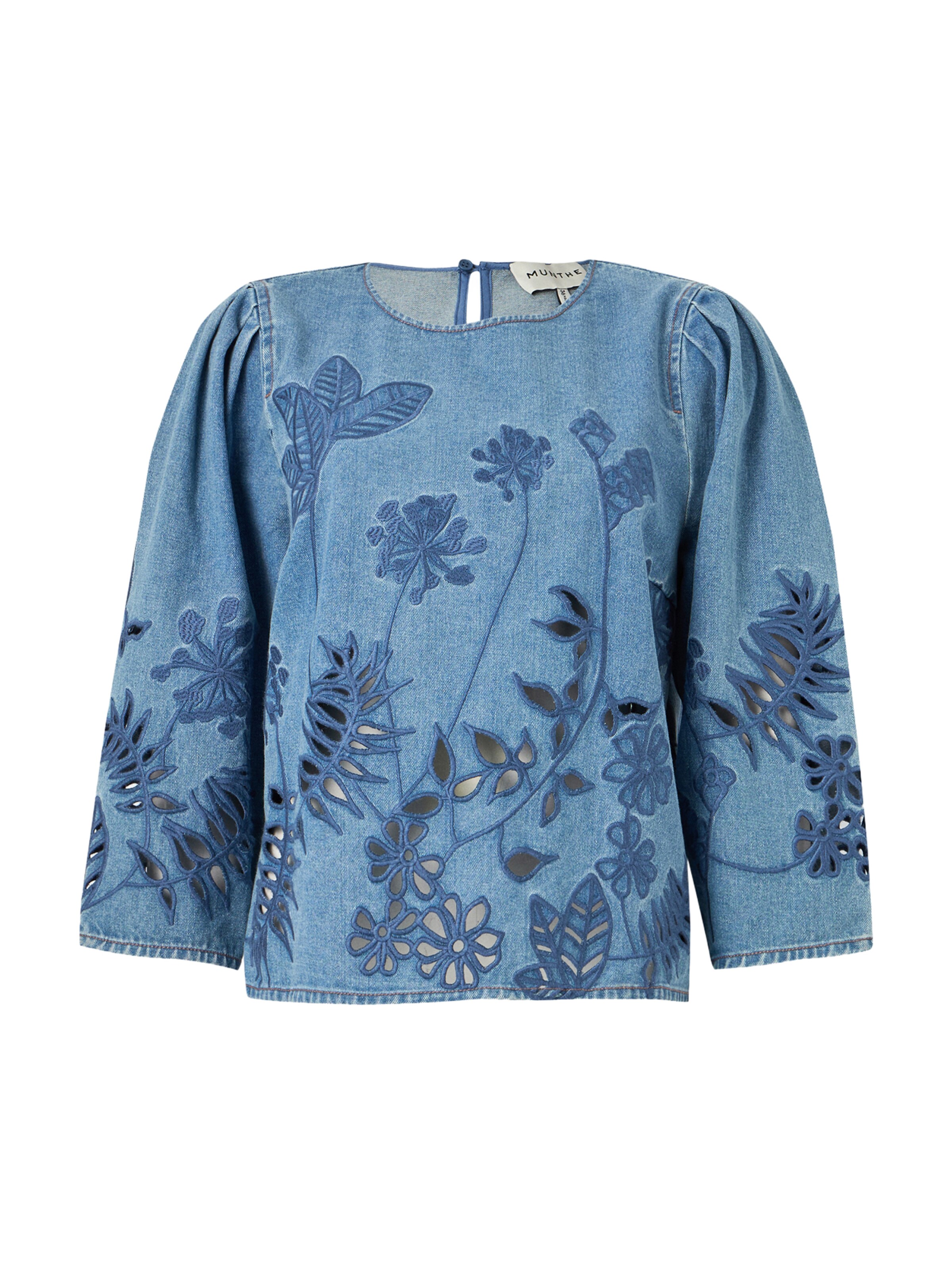 zils Munthe Blūze 'BRAMBLE': no priekšpuses