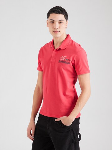 NAPAPIJRI T-shirt 'COLVILLE' i röd: framsida