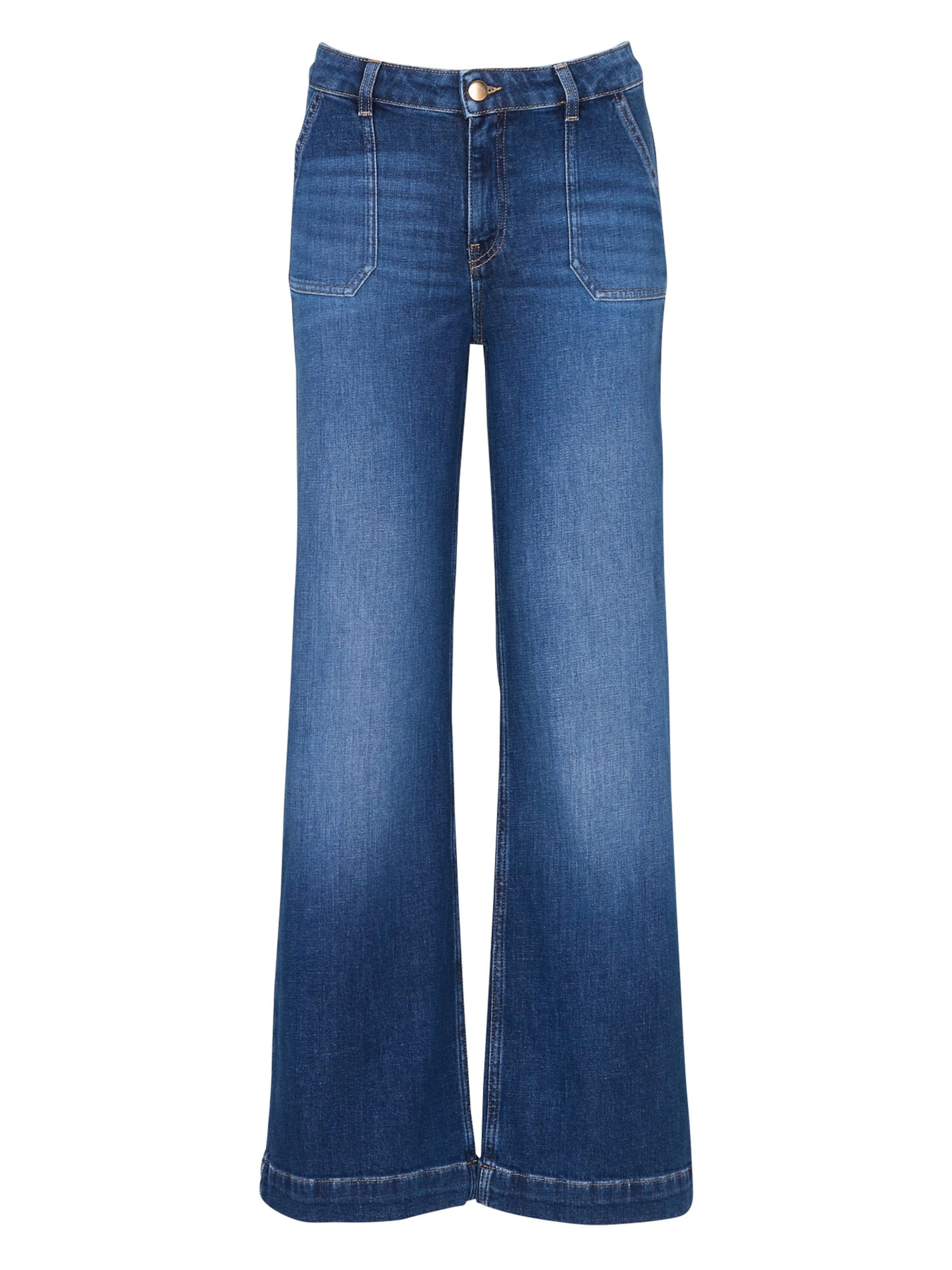 Maison 123 Wide Leg Jeans 'Aless' in Blau: Vorderseite