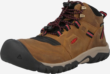 KEEN Boots 'Ridge' i brun: framsida