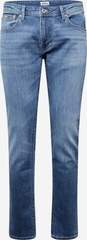 Coupe slim Jean 'STANLEY' Pepe Jeans en bleu : devant