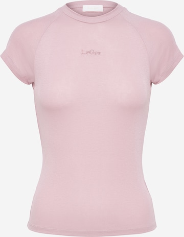T-shirt 'Tayra' LeGer by Lena Gercke en rose : devant