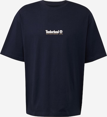 TIMBERLAND T-shirt i blå: framsida