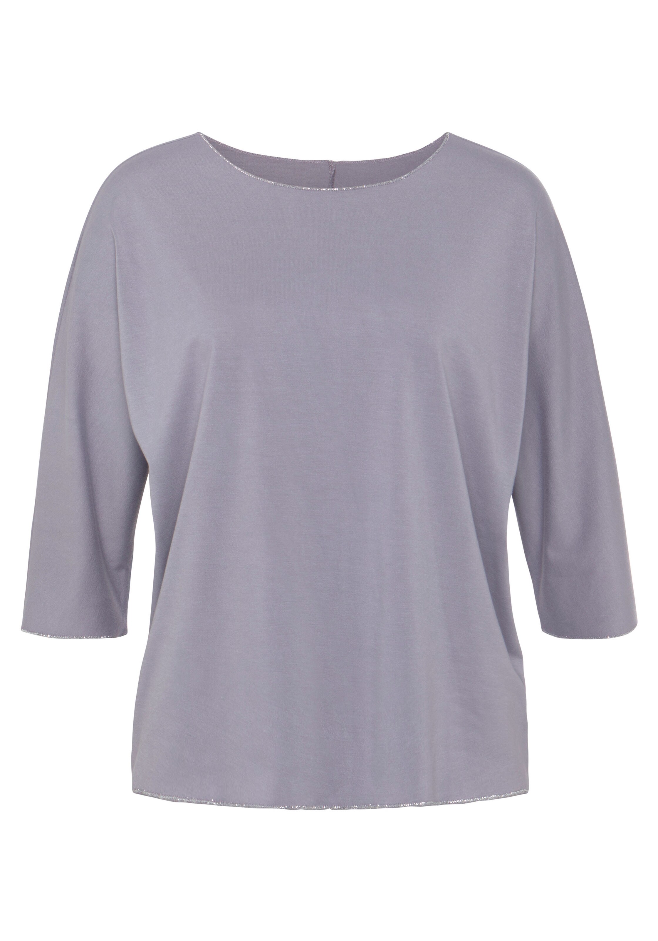 T-shirt LASCANA en violet : devant