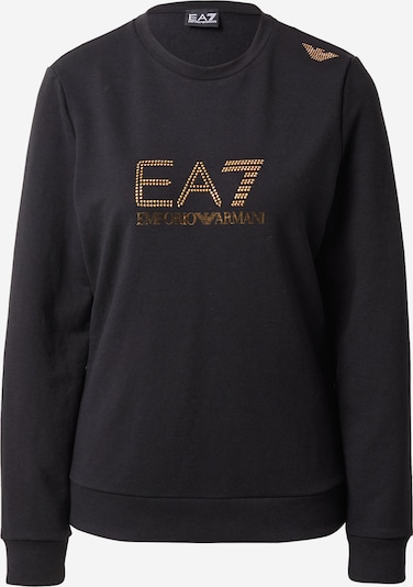 EA7 Emporio Armani Sweater majica 'Evolution' u zlatna / crna, Pregled proizvoda