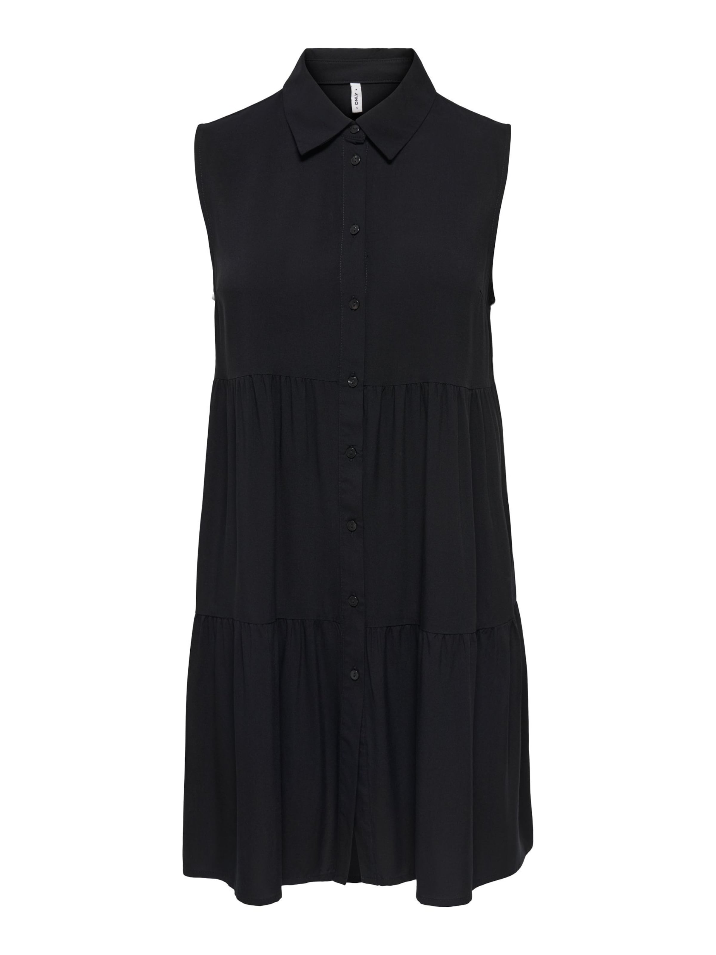 Robe-chemise 'ONLThea' ONLY en noir : devant