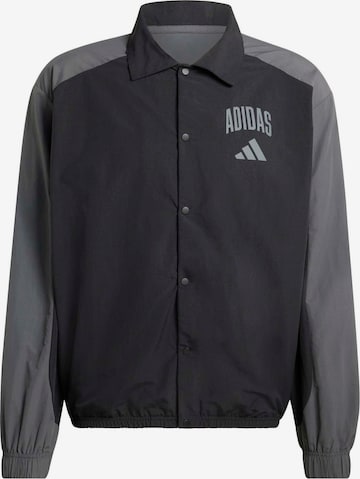 ADIDAS SPORTSWEAR Urheilutakki 'COLLEGIATE' värissä musta: etupuoli