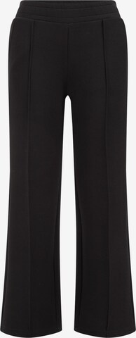 WE Fashion Normální Kalhoty – černá: přední strana
