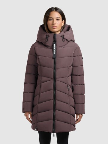 Cappotto invernale 'Dier' di khujo in lilla: frontale