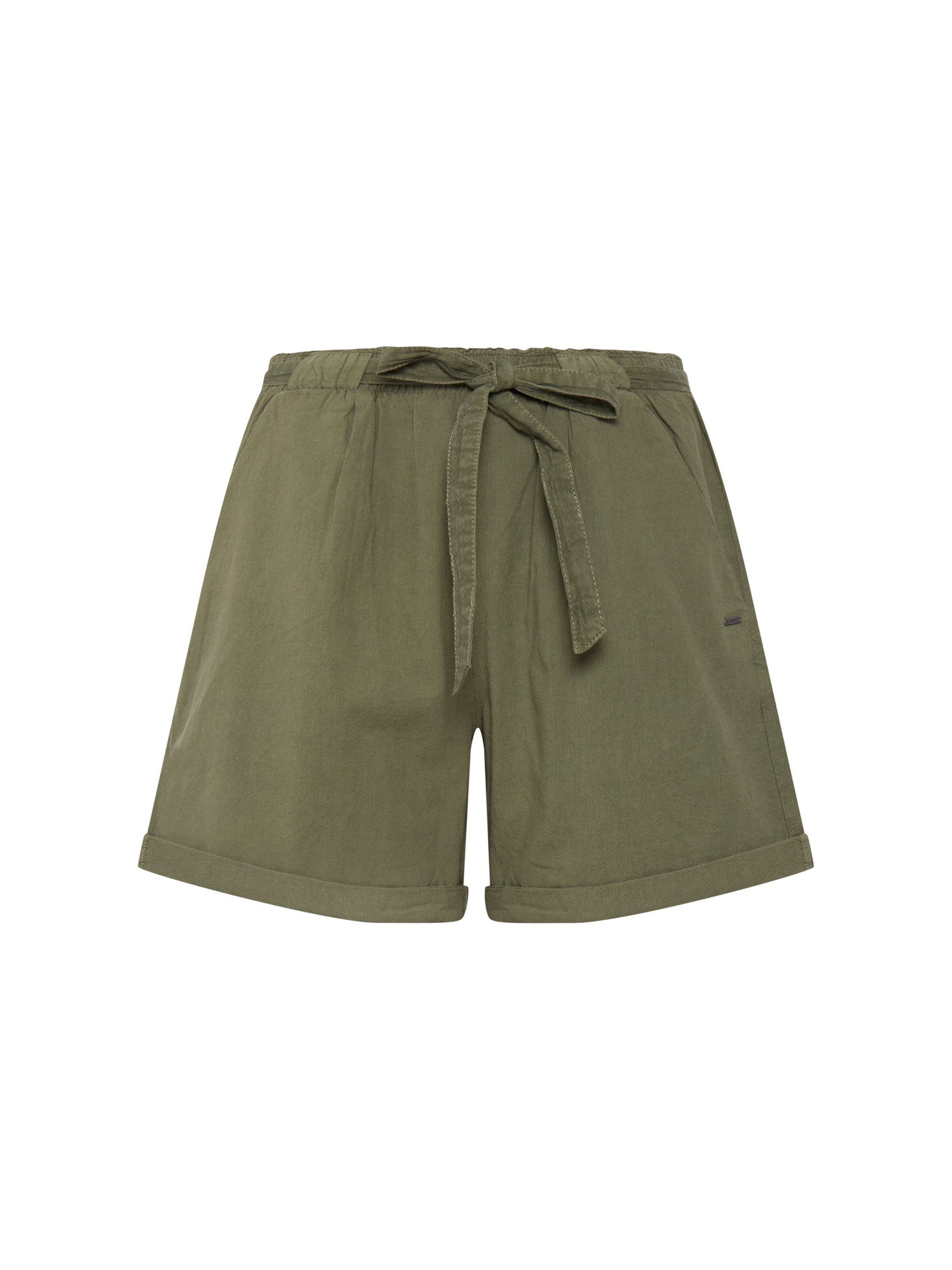 Pantalon à pince 'OXLina' Oxmo en vert : devant