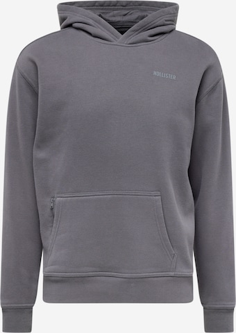 Sweat-shirt HOLLISTER en gris : devant