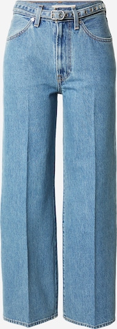 LEVI'S ®Wide Leg/ Široke nogavice Traperice 'Ribcage Wide Leg Belted Jeans' - plava boja: prednji dio