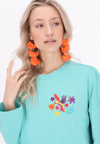 IZIA Sweatshirt 'Boho' in Green