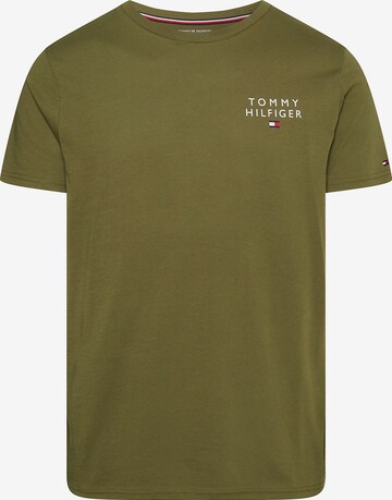 T-Shirt Tommy Hilfiger Underwear en vert : devant