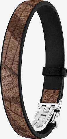 Braccialetto 'GEB LEAF' di NiMa Atelier in marrone: frontale