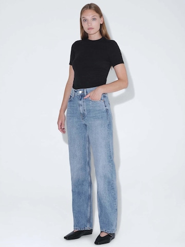 Dr. Denim Regular Jeans 'Echo High Straight' in Blauw