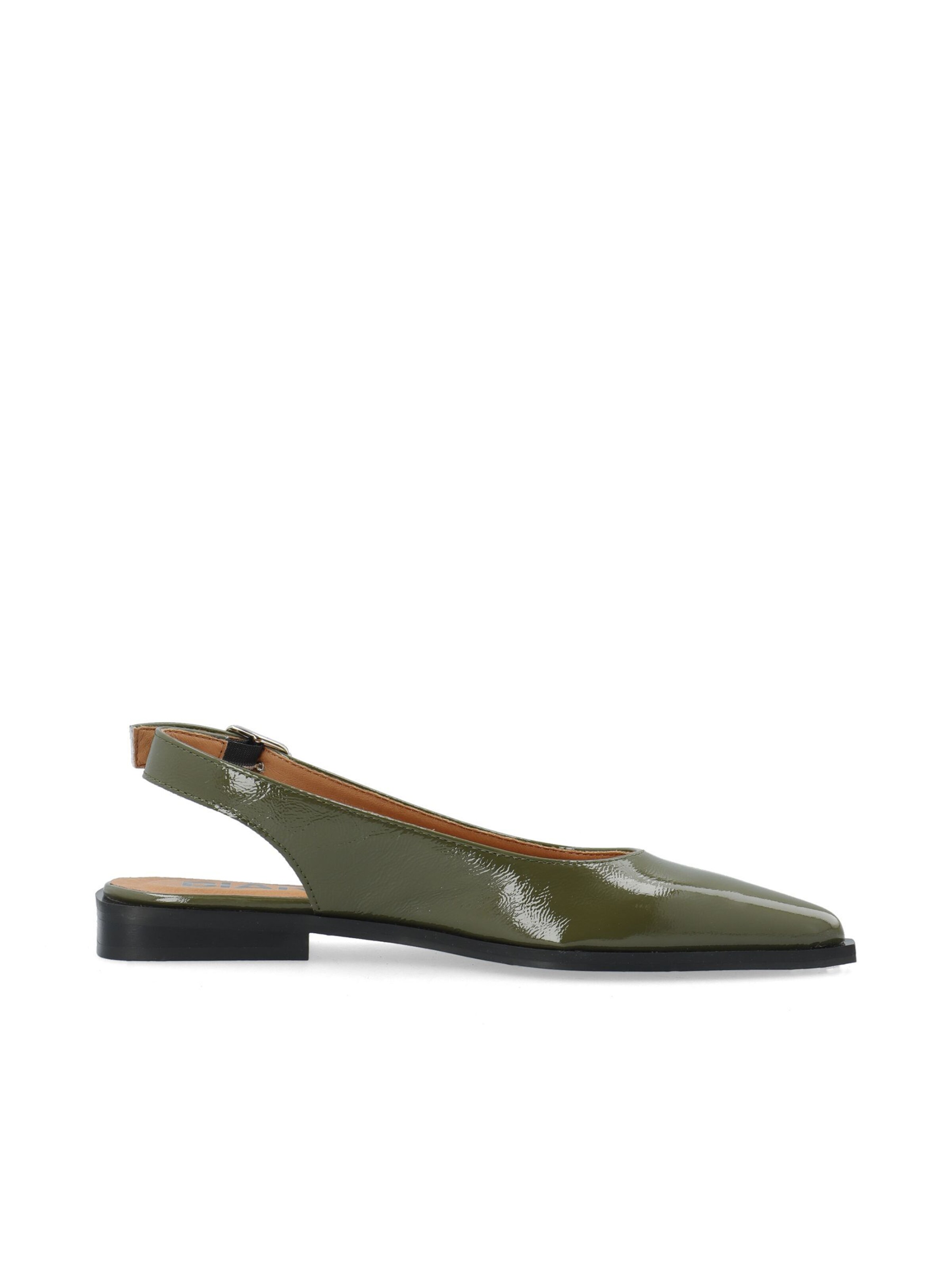 Bianco - Zapatos destalonado 'Victoria' en verde: frente