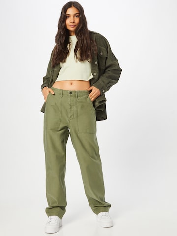 Madewell Loosefit Kalhoty – zelená