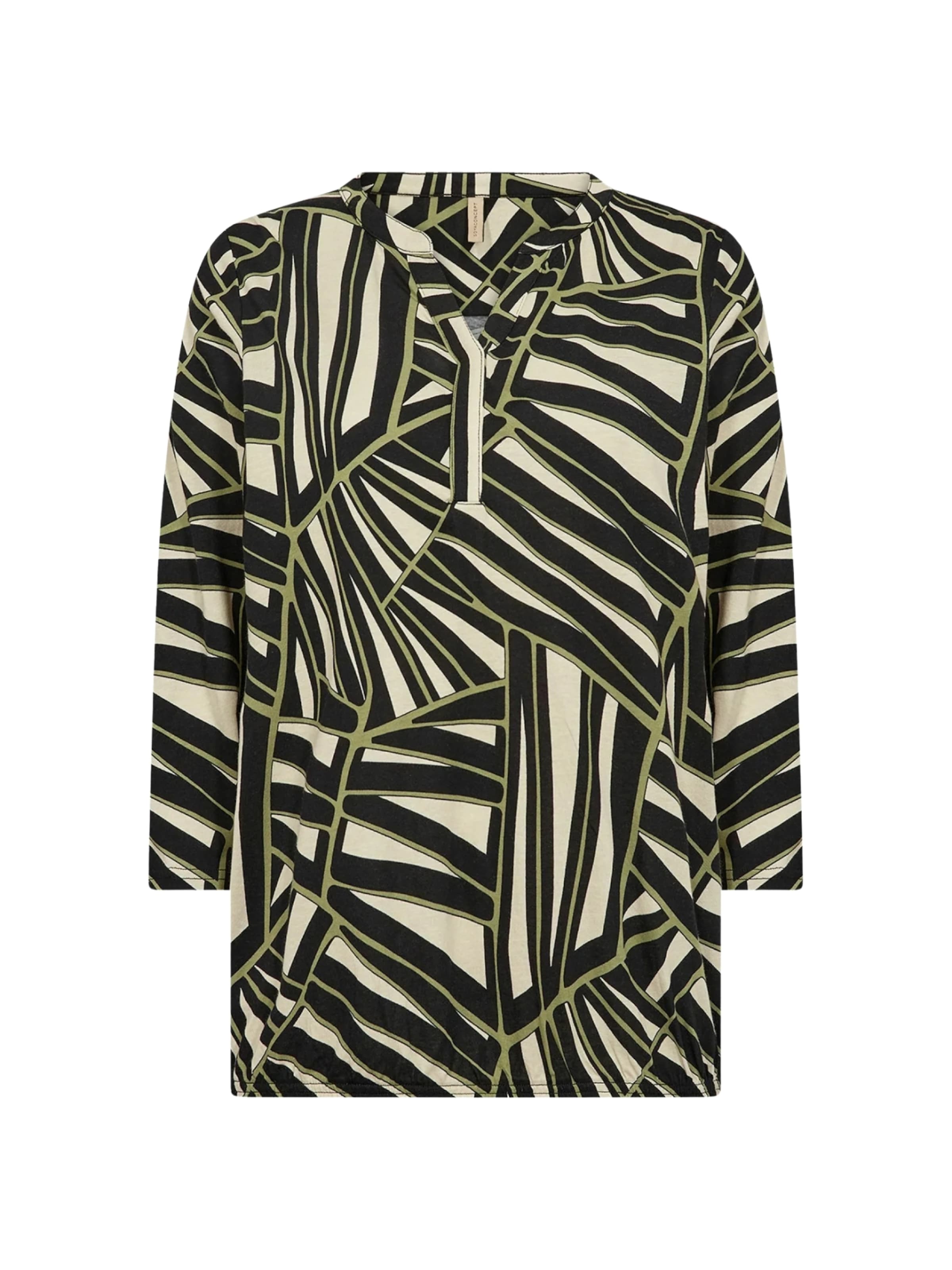 T-shirt Soyaconcept en vert : devant