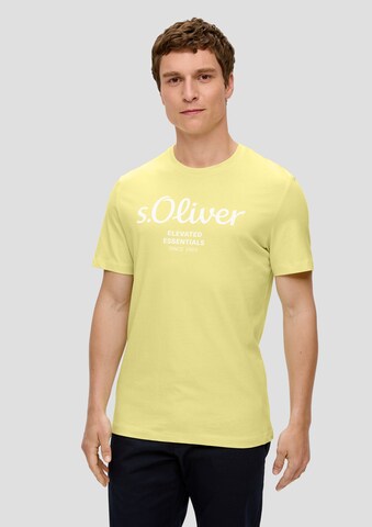 Tricou de la s.Oliver pe galben: față