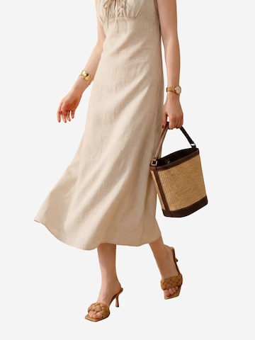 Robe My fashion en beige