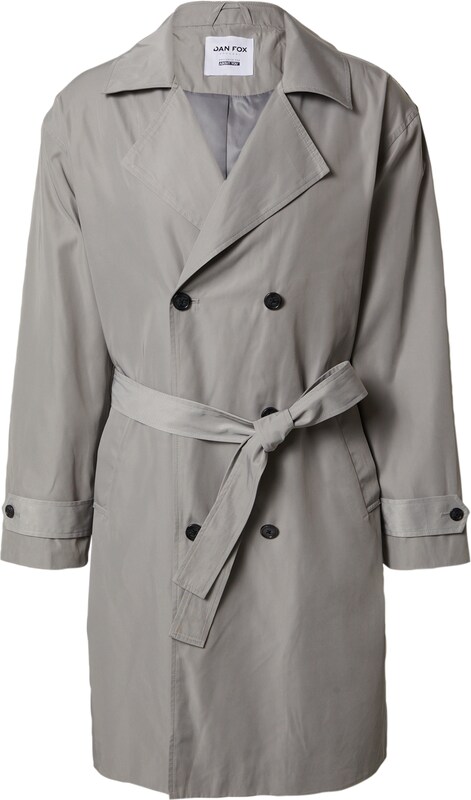 DAN FOX APPAREL Mantel 'Alwin' in Grau DAN FOX APPAREL Mantel 'Alwin' in Grau