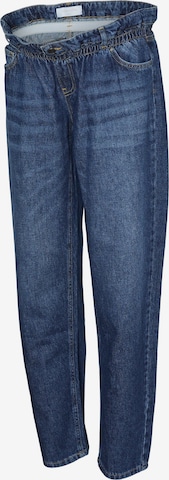 MAMALICIOUS Regular Jeans 'Kyoto' in Blauw: voorkant