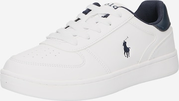Sneaker de la Polo Ralph Lauren pe alb: față