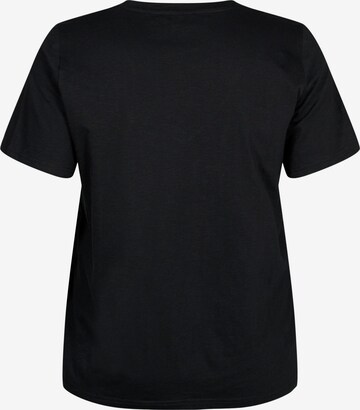 T-shirt 'Brea' Zizzi en noir
