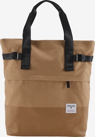 STRELLSON Backpack 'Tottenham Jake' in Brown: front