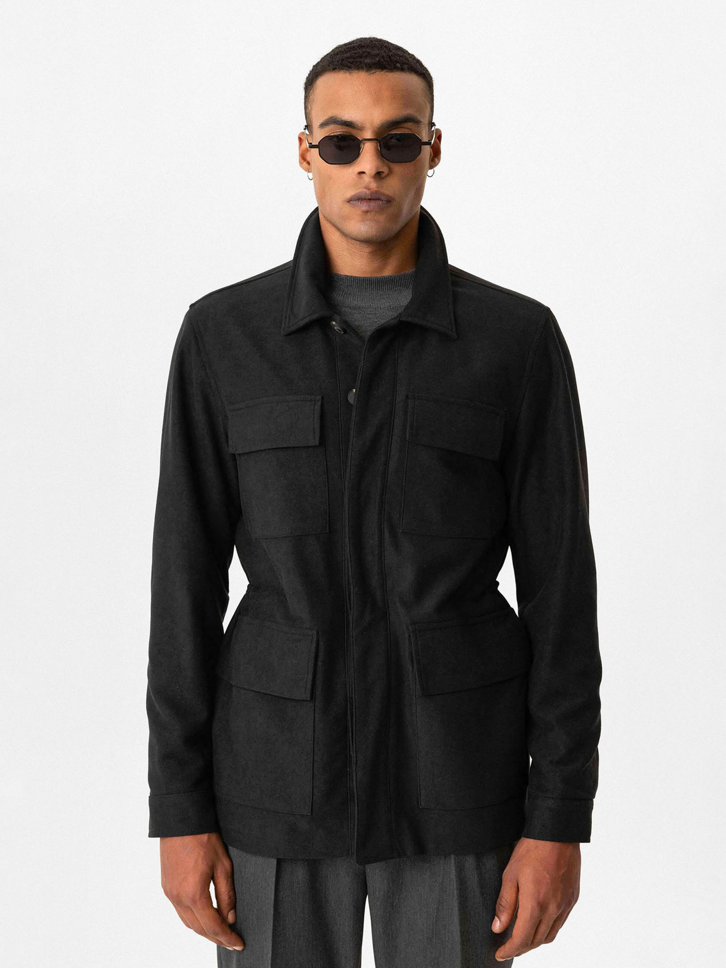 Antioch Átmeneti dzseki - fekete: elől