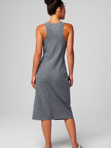 Fabletics Kleid 'JERSEY MIDI DRESS' in Grau