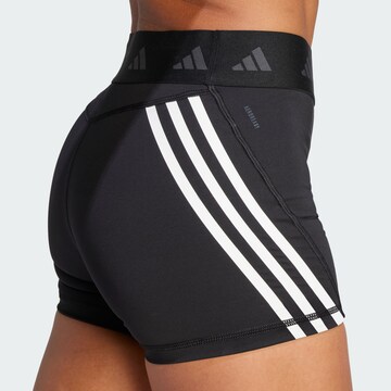 ADIDAS PERFORMANCE Skinny Urheiluhousut 'Techfit Hyperglam' värissä musta