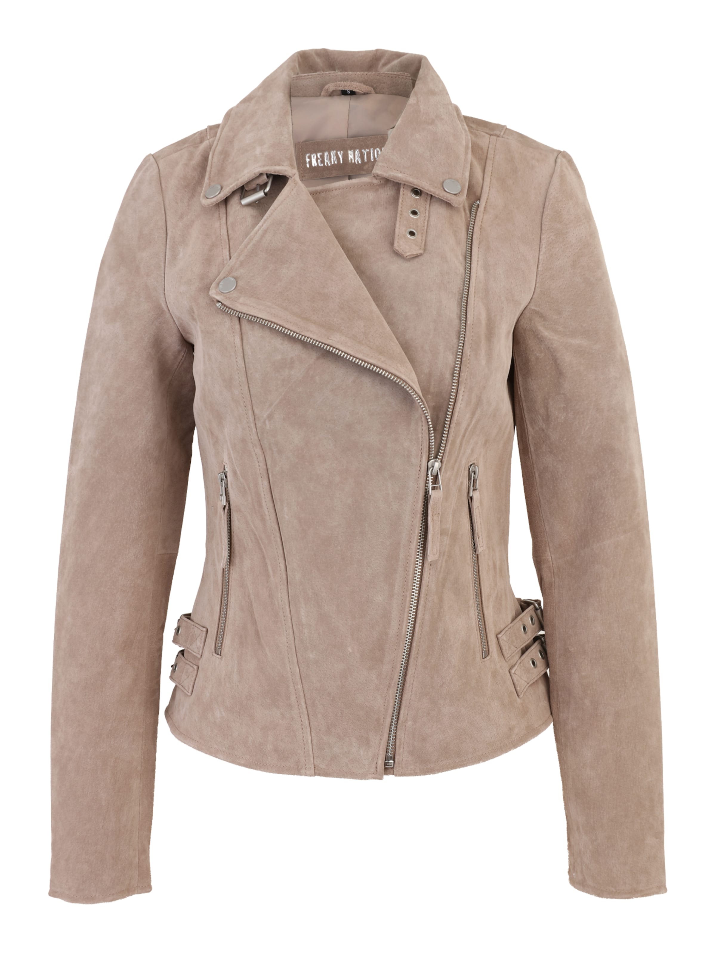 FREAKY NATION Демисезонная куртка 'Taxi Driver' в Серый: спереди