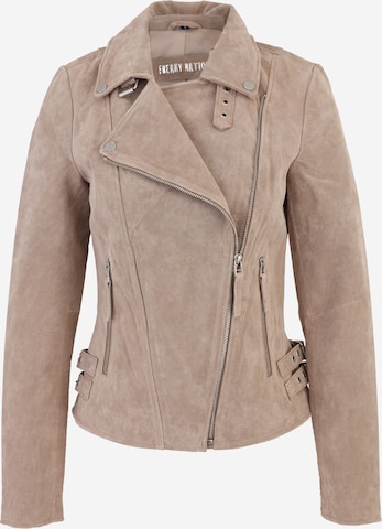 FREAKY NATION Демисезонная куртка 'Taxi Driver' в Серый: спереди