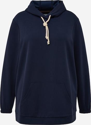 Sweat-shirt TRIANGLE en bleu : devant