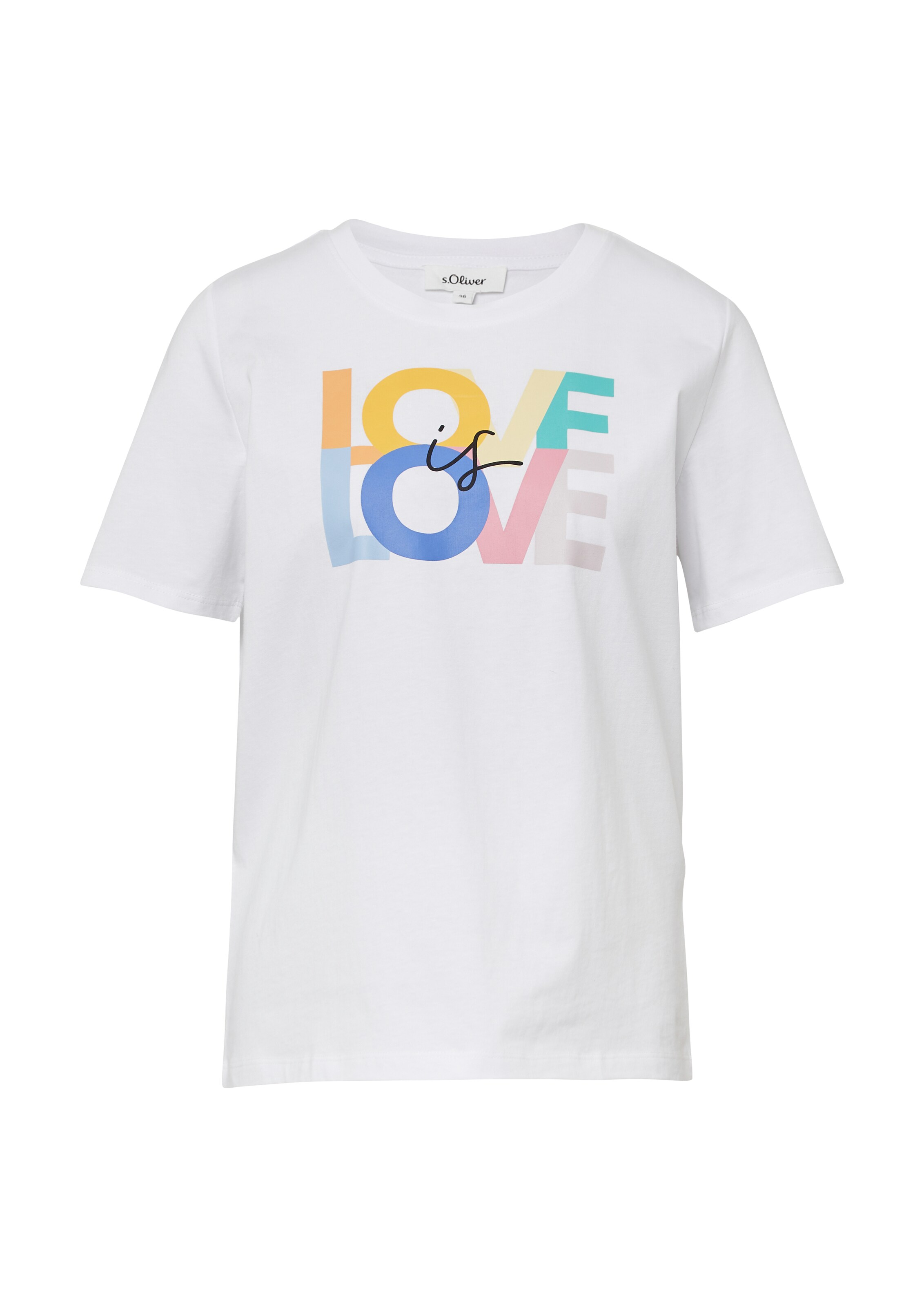 s.Oliver T-Shirt in Weiß: Vorderseite