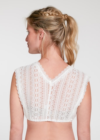SPIETH & WENSKY Traditional Blouse 'Walhalla' in White