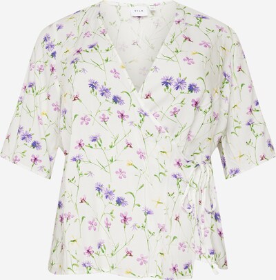 EVOKED Blouse 'HOLLY' in Green / Purple / Light purple / Dusky pink / natural white, Item view
