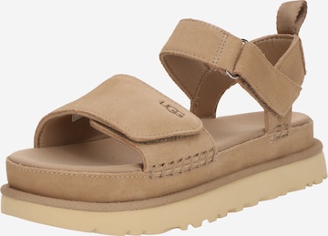 UGG - Sandália 'Goldenstar' em bege: frente